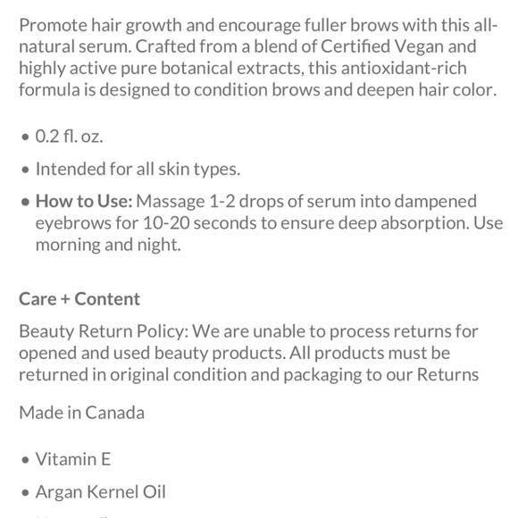 Province Apothecary Brow Serum Coffee & Argan Full Size - Picture 12 of 16